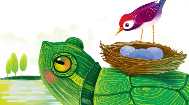 孔雀和青蛙的故事编个寓言