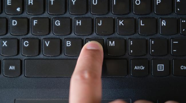 手指怎么按电脑键盘