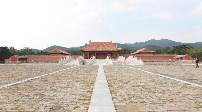 清朝皇陵的地面建筑图片