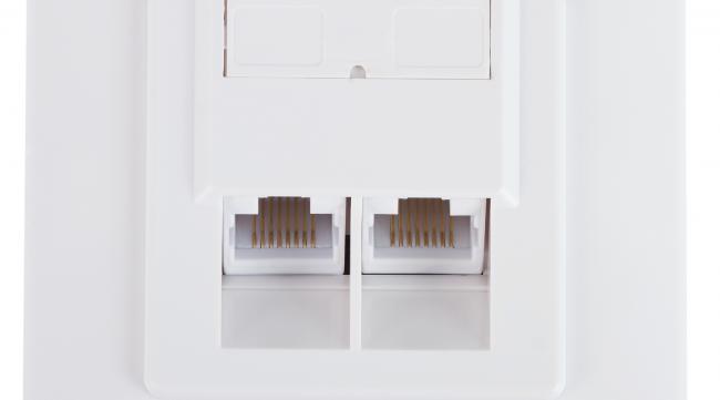 4口网线插座面板接线方法图