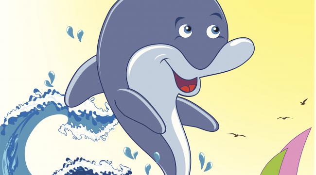 海豚和独木桥的故事幼儿版