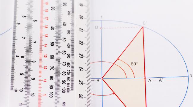 如何在几何画板中标记角的度数