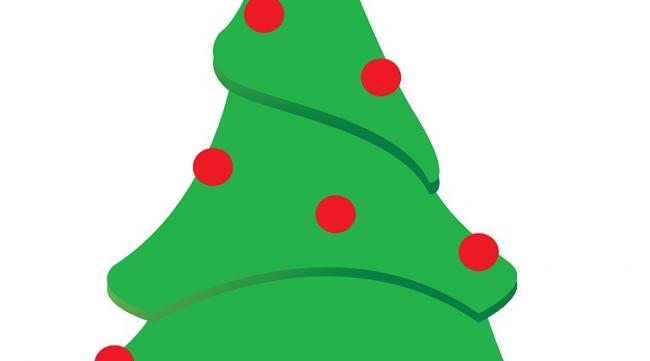 电脑自带画图怎么画圣诞树