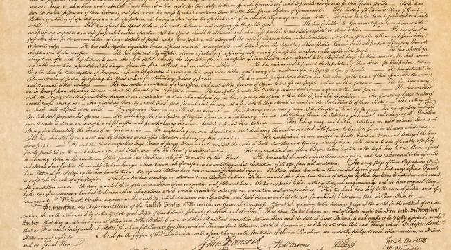华盛顿独立宣言原文
