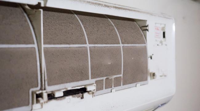 老式空调柜机滤网怎么拆卸