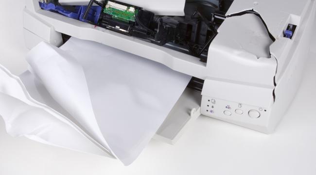 hp打印机打一张进一张半纸