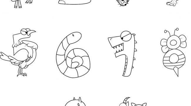 怎样用简单的数字画小动物呢