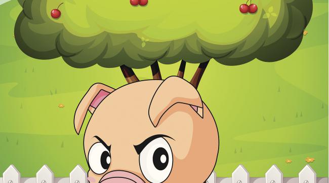 一只猪去捡苹果的游戏叫什么