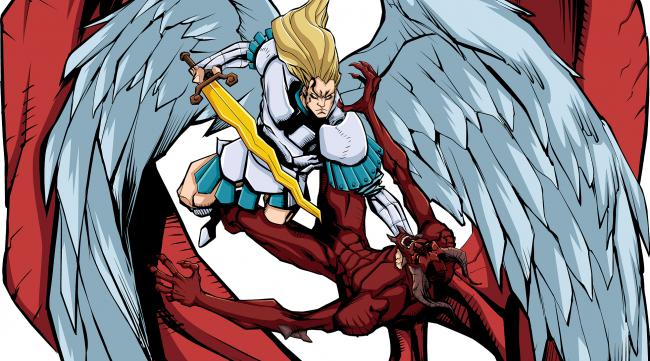 吸血魔兽vs神圣天使兽