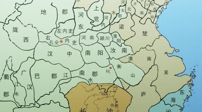 东汉末年各州郡县地图