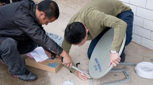 中国直播卫星怎么安装