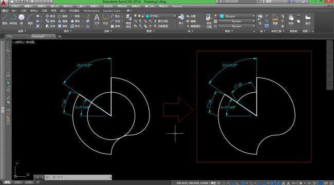 CAD中怎么画圆弧倒角