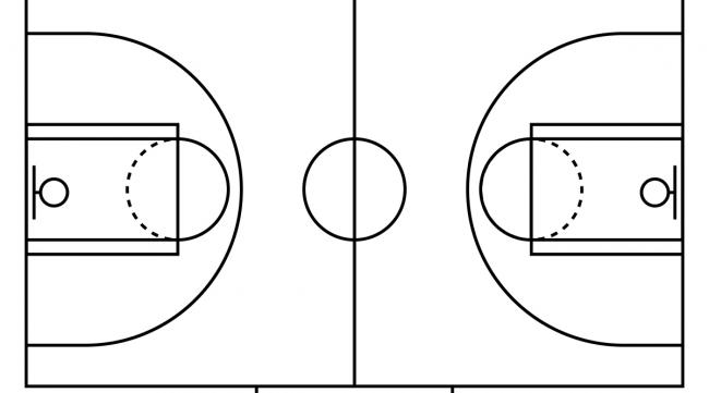 篮球场怎么样画线