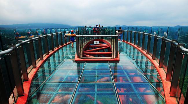重庆玻璃栈桥的景点