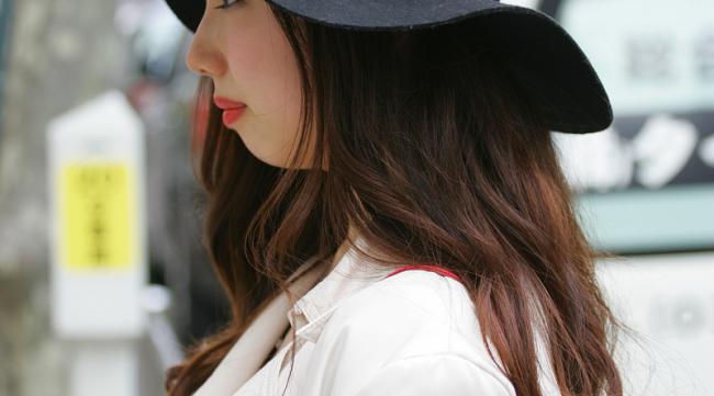 韩式帽子怎么戴