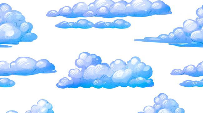 怎样用ps画出漂亮的云朵