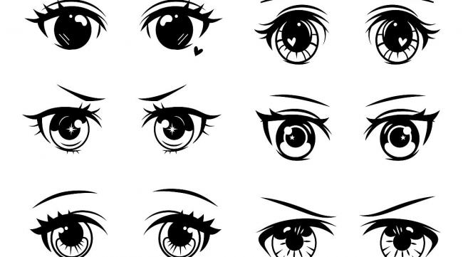 怎样画漫画人物的眼睛