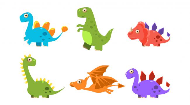 蜡笔小新的恐龙是什么色系