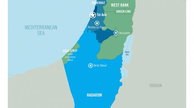 地图上为什么找不到以色列