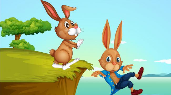 写一个兔子救小袋鼠的故事